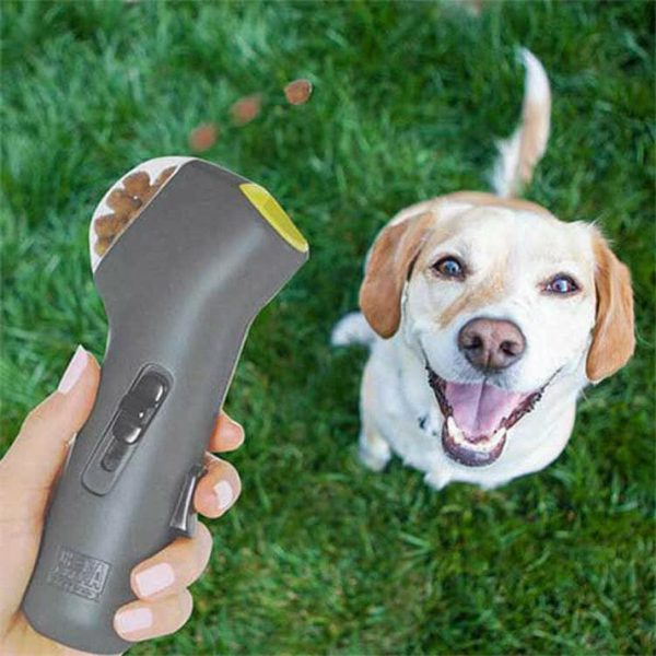 Lanzador de snack para mascotas
