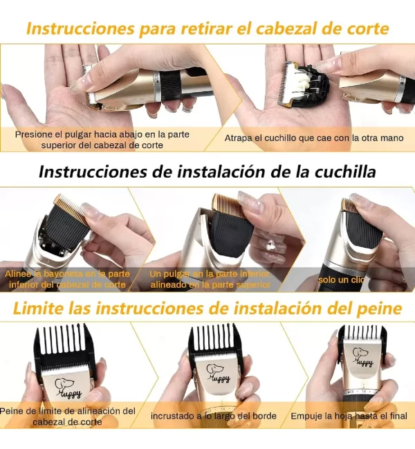 Kit de peluqueria para mascotas