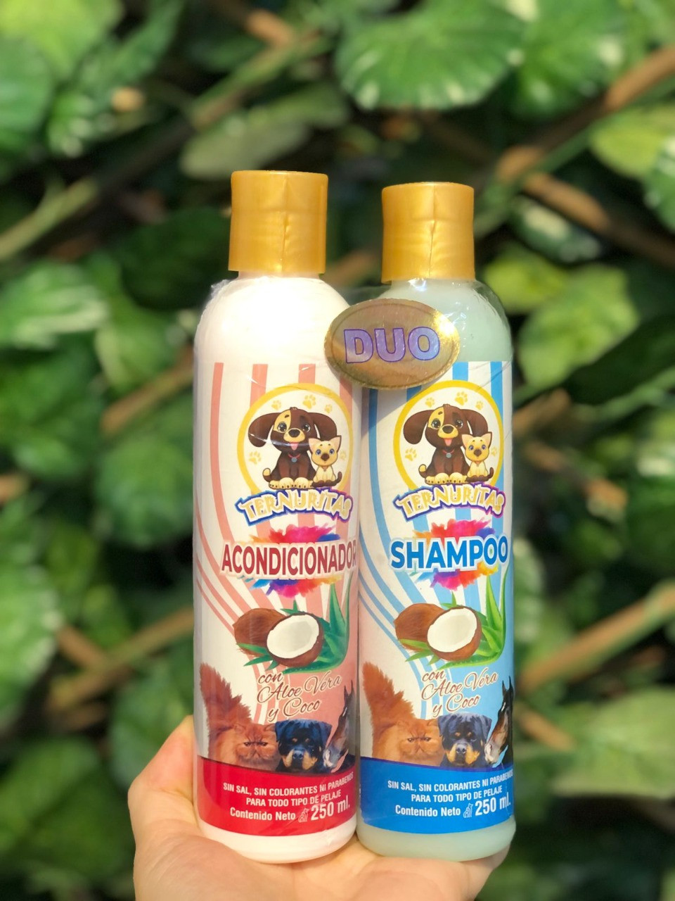 Shampoo Y Acondicionador Para Mascotas Ternuritas Duo