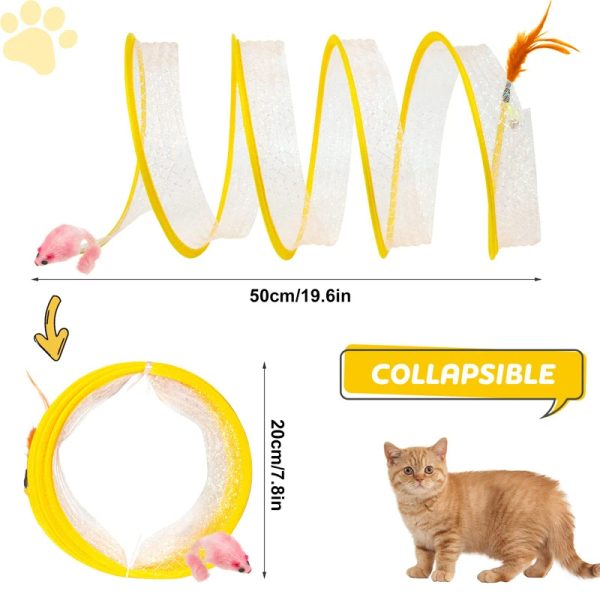 Túnel para gatos: diversión y aventura sin límites