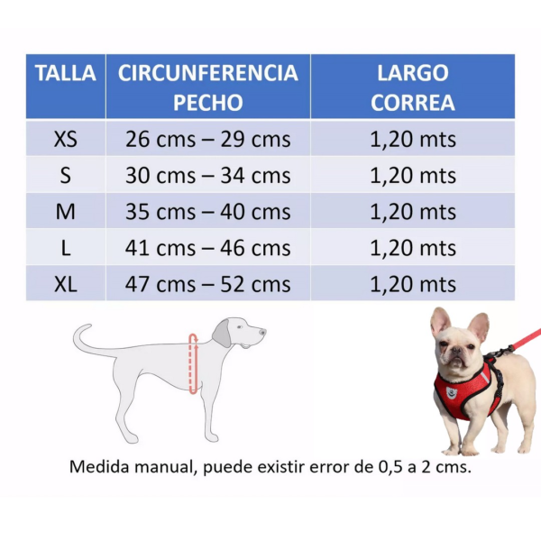 Arnés Pechera Chaleco para mascotas