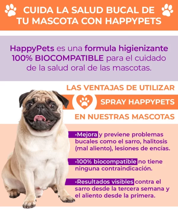 Enjuague Bucal para Mascotas HappyPets - Imagen 3