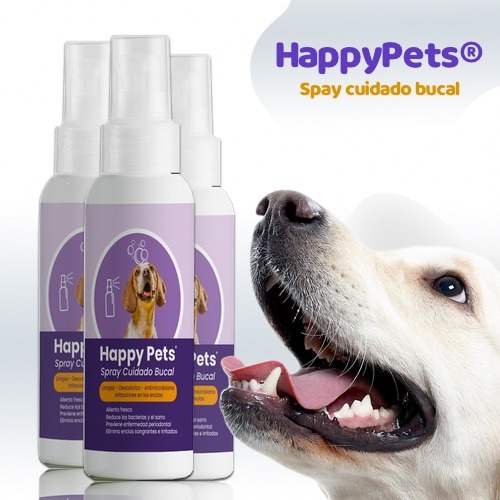 Cómo mejorar la salud dental de tu mascota con el enjuague bucal HAPPY PETS 1 Enjuague Bucal Para Mascotas